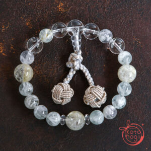 心を穏やかにする/ソーシュライト/パワーストーンブレスレット 心を癒し、穏やかな気持ちになれるパワーストーン - 天然石で作る
