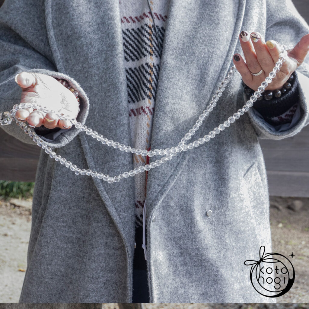 振分数珠（108珠）「魂ふり」 パワーストーン ガネーシュヒマール カンチェンジュンガ 本式数珠
