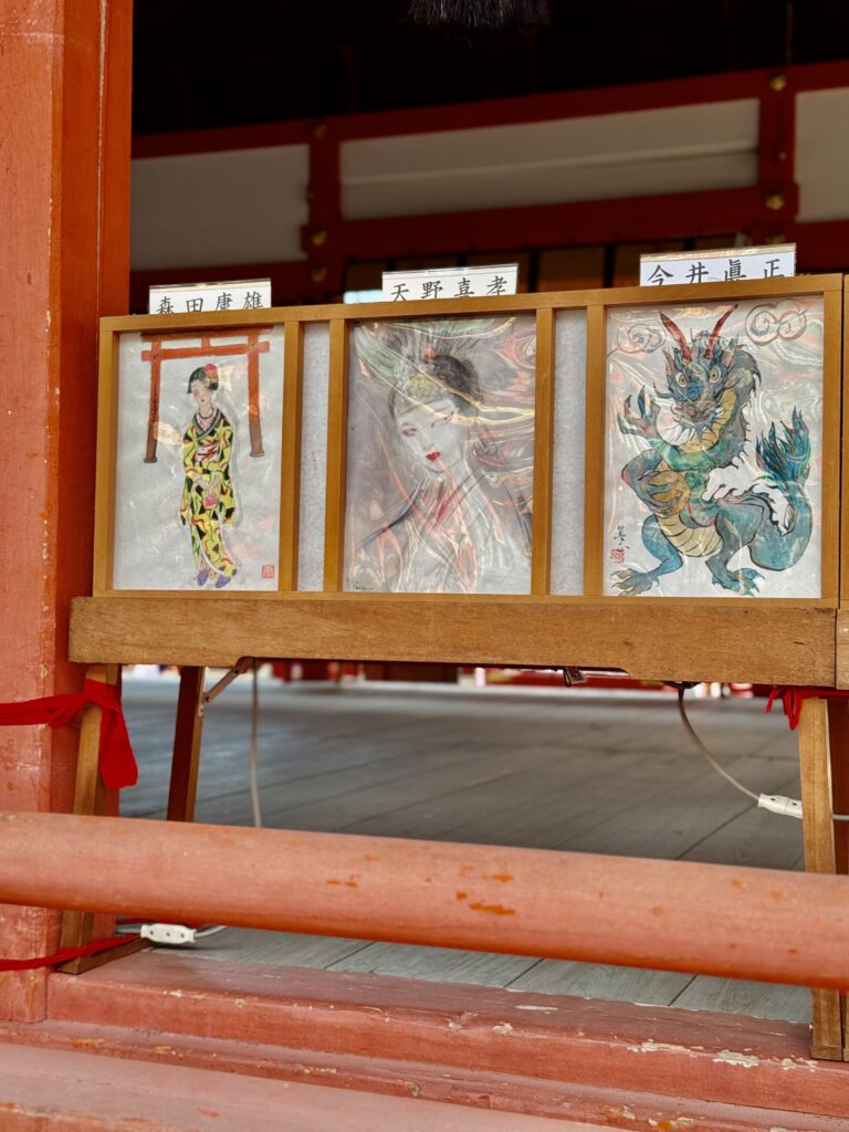 天野喜孝さんの行灯