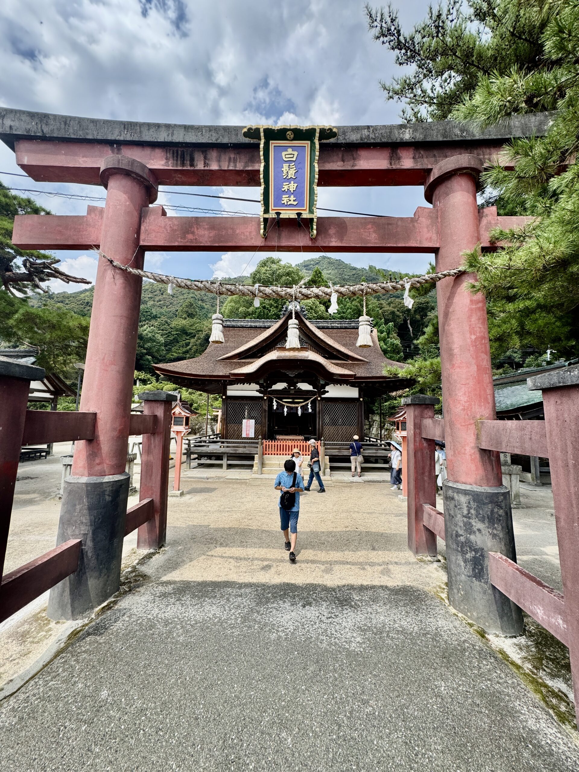 白髭神社への参拝
