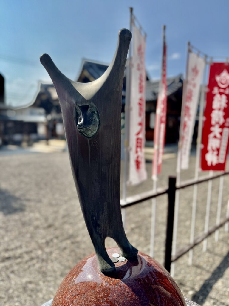 豊国神社、出世稲荷の狛狐