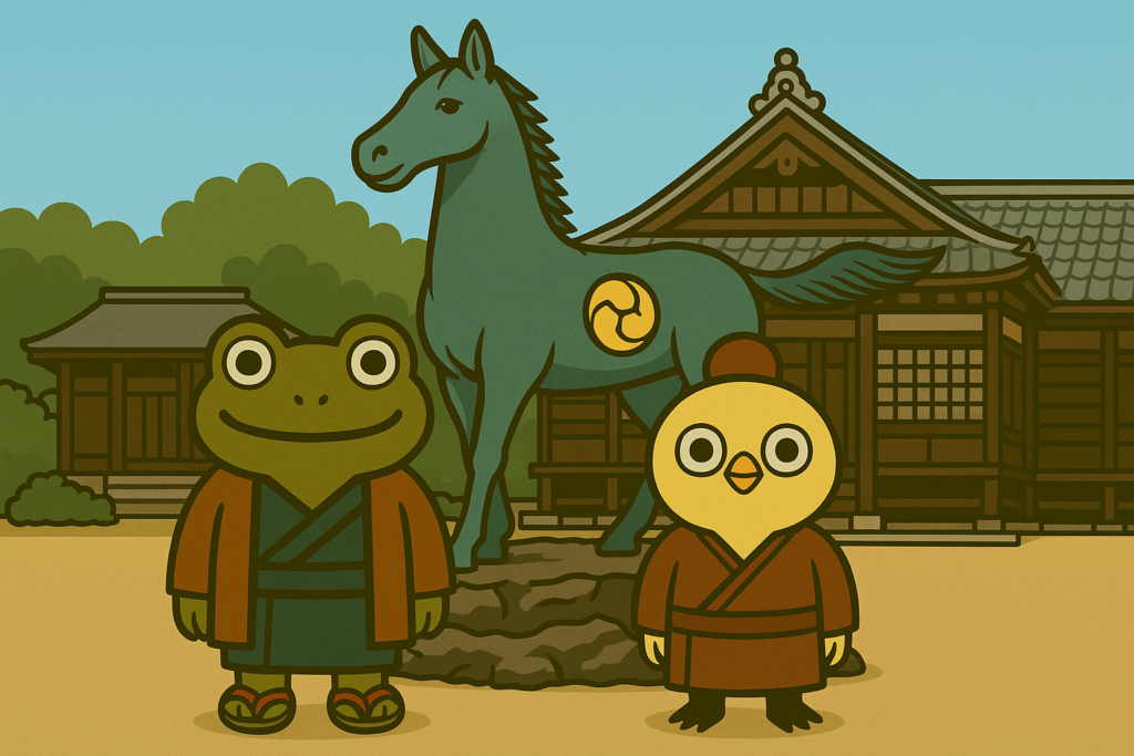 2026年 午年 野上八幡宮 青銅神馬